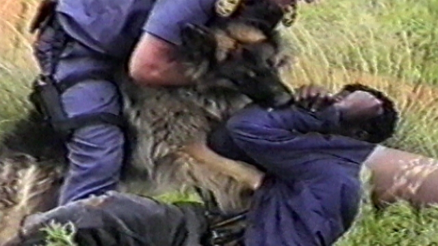 South African Police Dog Attack